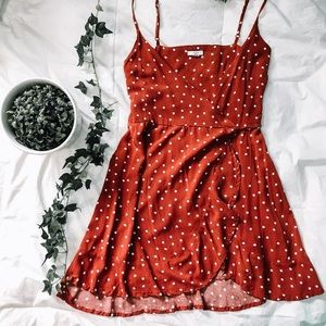 Polka Dot Wrap Dress